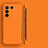 Hard Rigid Plastic Matte Finish Frameless Case Back Cover for Vivo V27e 5G Orange