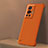 Hard Rigid Plastic Matte Finish Frameless Case Back Cover for Vivo X70 Pro 5G Orange