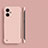 Hard Rigid Plastic Matte Finish Frameless Case Back Cover for Xiaomi Redmi Note 12R Pro 5G Pink