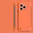 Hard Rigid Plastic Matte Finish Frameless Case Back Cover P01 for Huawei Honor 60 SE 5G Orange