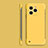 Hard Rigid Plastic Matte Finish Frameless Case Back Cover P01 for Huawei Honor 60 SE 5G Yellow