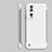 Hard Rigid Plastic Matte Finish Frameless Case Back Cover P01 for Huawei Honor 70 5G White