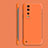 Hard Rigid Plastic Matte Finish Frameless Case Back Cover P01 for Huawei Honor 70 Pro 5G Orange