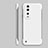 Hard Rigid Plastic Matte Finish Frameless Case Back Cover P01 for Huawei Honor 70 Pro 5G White