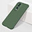 Hard Rigid Plastic Matte Finish Frameless Case Back Cover P01 for Huawei Honor 80 Pro Flat 5G Midnight Green