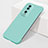 Hard Rigid Plastic Matte Finish Frameless Case Back Cover P01 for Huawei Honor 80 Pro Flat 5G Mint Blue