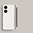 Hard Rigid Plastic Matte Finish Frameless Case Back Cover P01 for Oppo A18 White