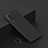 Hard Rigid Plastic Matte Finish Frameless Case Back Cover P01 for Vivo iQOO Neo7 5G Black