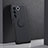 Hard Rigid Plastic Matte Finish Frameless Case Back Cover P01 for Vivo V27 5G Black