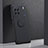 Hard Rigid Plastic Matte Finish Frameless Case Back Cover P01 for Vivo X90 5G Black