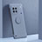 Hard Rigid Plastic Matte Finish Frameless Case Back Cover P01 for Vivo X90 Pro+ Plus 5G Lavender Gray