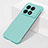 Hard Rigid Plastic Matte Finish Frameless Case Back Cover P02 for Xiaomi Redmi K70 5G Cyan