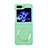 Hard Rigid Plastic Matte Finish Frameless Case Back Cover with Mag-Safe Magnetic BH1 for Samsung Galaxy Z Flip5 5G Green