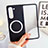 Hard Rigid Plastic Matte Finish Frameless Case Back Cover with Mag-Safe Magnetic BH1 for Samsung Galaxy Z Fold5 5G