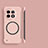 Hard Rigid Plastic Matte Finish Frameless Case Back Cover with Mag-Safe Magnetic for OnePlus Ace 2 5G Pink