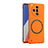 Hard Rigid Plastic Matte Finish Frameless Case Back Cover with Mag-Safe Magnetic for Oppo Find X7 Ultra 5G Orange