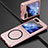 Hard Rigid Plastic Matte Finish Frameless Case Back Cover with Mag-Safe Magnetic QH1 for Samsung Galaxy Z Flip5 5G