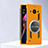 Hard Rigid Plastic Matte Finish Frameless Case Back Cover with Mag-Safe Magnetic S01 for Realme 11 Pro 5G Yellow