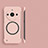 Hard Rigid Plastic Matte Finish Frameless Case Back Cover with Mag-Safe Magnetic S02 for Realme Narzo 60 5G Pink