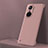 Hard Rigid Plastic Matte Finish Frameless Case Back Cover Z01 for Huawei Honor 60 Pro 5G Pink