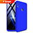 Hard Rigid Plastic Matte Finish Front and Back Case 360 Degrees Q01 for Huawei P Smart (2019) Blue