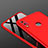 Hard Rigid Plastic Matte Finish Front and Back Case 360 Degrees Q01 for Huawei P Smart (2019) Red