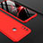 Hard Rigid Plastic Matte Finish Front and Back Case 360 Degrees Q01 for Huawei P Smart (2019) Red