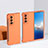 Hard Rigid Plastic Matte Finish Front and Back Cover Case 360 Degrees BH1 for Huawei Honor Magic Vs2 5G Orange