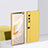 Hard Rigid Plastic Matte Finish Front and Back Cover Case 360 Degrees BH1 for Huawei Honor V Purse 5G Yellow