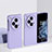 Hard Rigid Plastic Matte Finish Front and Back Cover Case 360 Degrees BH1 for OnePlus Open 5G Purple