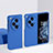 Hard Rigid Plastic Matte Finish Front and Back Cover Case 360 Degrees BH1 for Oppo Find N3 5G Blue