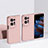 Hard Rigid Plastic Matte Finish Front and Back Cover Case 360 Degrees BH2 for Oppo Find N2 5G Pink