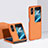 Hard Rigid Plastic Matte Finish Front and Back Cover Case 360 Degrees BH2 for Oppo Find N2 Flip 5G Orange