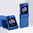 Hard Rigid Plastic Matte Finish Front and Back Cover Case 360 Degrees BH2 for Samsung Galaxy Z Flip5 5G