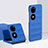 Hard Rigid Plastic Matte Finish Front and Back Cover Case 360 Degrees BH3 for Huawei P60 Pocket Blue