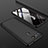 Hard Rigid Plastic Matte Finish Front and Back Cover Case 360 Degrees for Huawei Honor View 20 Black