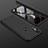 Hard Rigid Plastic Matte Finish Front and Back Cover Case 360 Degrees for Huawei Nova 3e Black