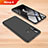 Hard Rigid Plastic Matte Finish Front and Back Cover Case 360 Degrees for Huawei Nova 4 Black