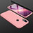 Hard Rigid Plastic Matte Finish Front and Back Cover Case 360 Degrees for Huawei P Smart+ Plus Rose Gold