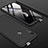 Hard Rigid Plastic Matte Finish Front and Back Cover Case 360 Degrees for Huawei P Smart Z Black