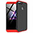 Hard Rigid Plastic Matte Finish Front and Back Cover Case 360 Degrees for Huawei Y6 Prime (2018) Red and Black
