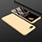 Hard Rigid Plastic Matte Finish Front and Back Cover Case 360 Degrees for Oppo AX5 Gold