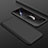 Hard Rigid Plastic Matte Finish Front and Back Cover Case 360 Degrees for Oppo Find X Black