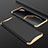 Hard Rigid Plastic Matte Finish Front and Back Cover Case 360 Degrees for Oppo Find X Super Flash Edition Gold and Black
