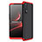 Hard Rigid Plastic Matte Finish Front and Back Cover Case 360 Degrees for Realme Narzo 20 Pro Red and Black