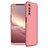 Hard Rigid Plastic Matte Finish Front and Back Cover Case 360 Degrees for Realme Narzo 30 4G Rose Gold