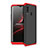 Hard Rigid Plastic Matte Finish Front and Back Cover Case 360 Degrees for Samsung Galaxy A20s Red and Black