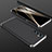 Hard Rigid Plastic Matte Finish Front and Back Cover Case 360 Degrees for Samsung Galaxy A24 4G Silver