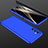 Hard Rigid Plastic Matte Finish Front and Back Cover Case 360 Degrees for Samsung Galaxy A82 5G Blue