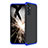 Hard Rigid Plastic Matte Finish Front and Back Cover Case 360 Degrees for Samsung Galaxy F13 4G Blue and Black